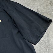 silk open collar aloha shirt