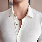 waffle high elastic seamless shirt 00161