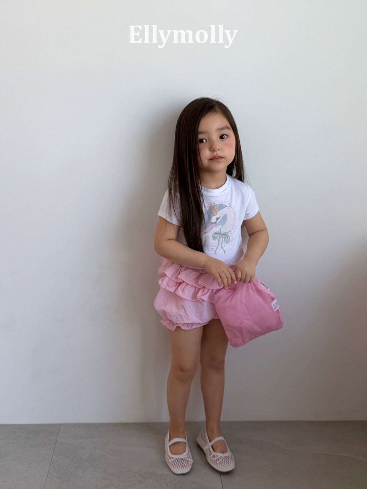 [ELLYMOLLY] Petaltier Shorts / [엘리몰리] 페탈티어쇼츠