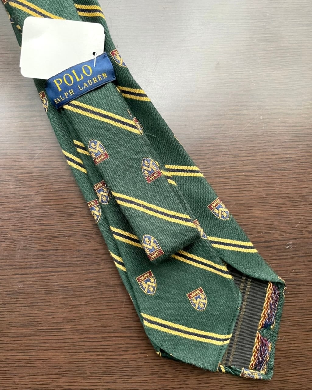 新品 Polo Ralph Lauren ウール/シルク ロイヤルクレストタイ