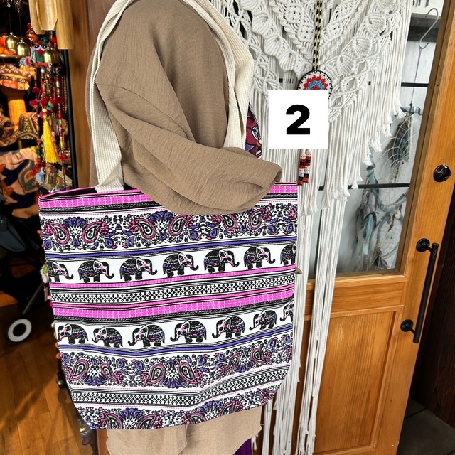 ゾウさんトートバッグ