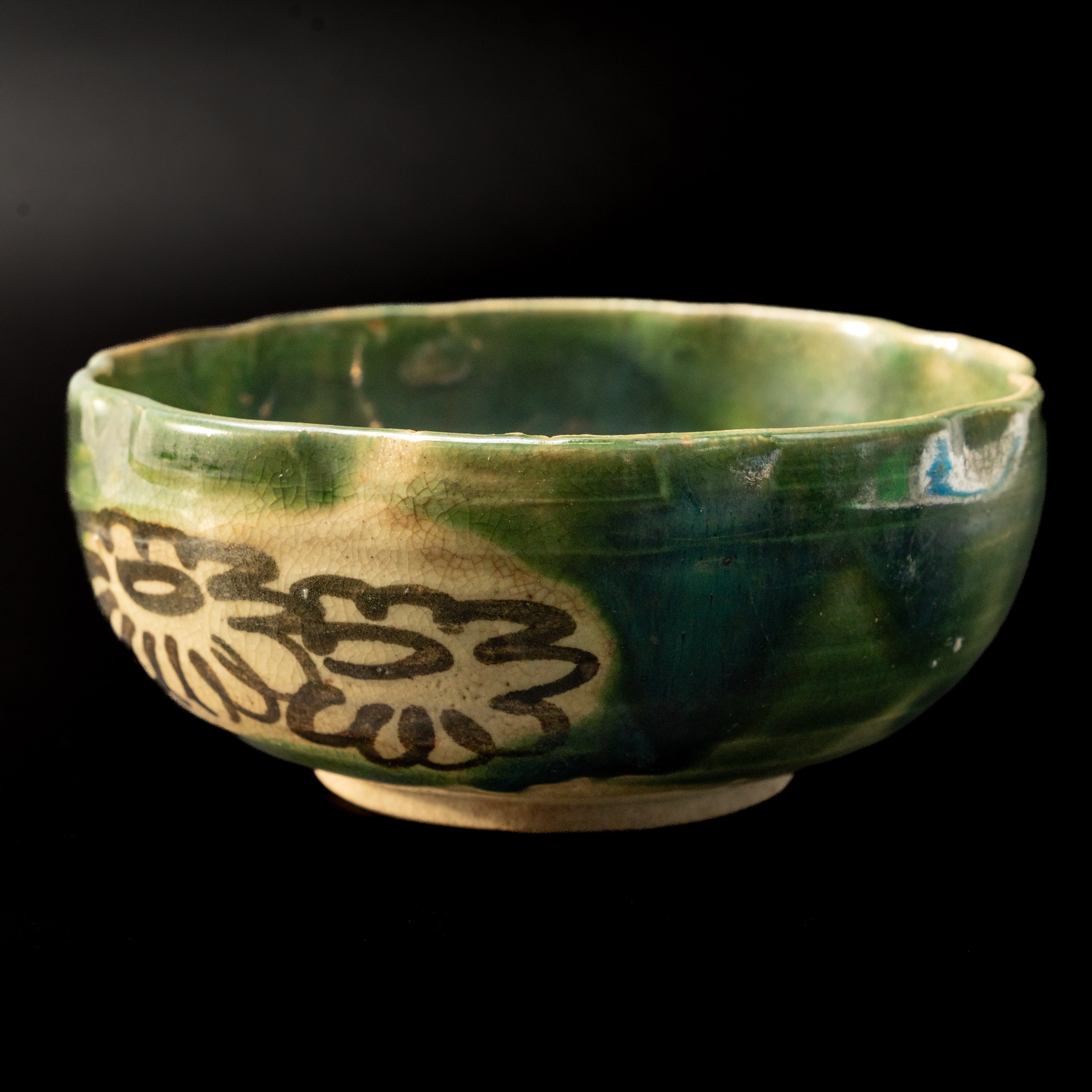 美濃焼 織部 豆皿 小皿 昭和初期~中期頃作 日本 | モノ宿 Premium