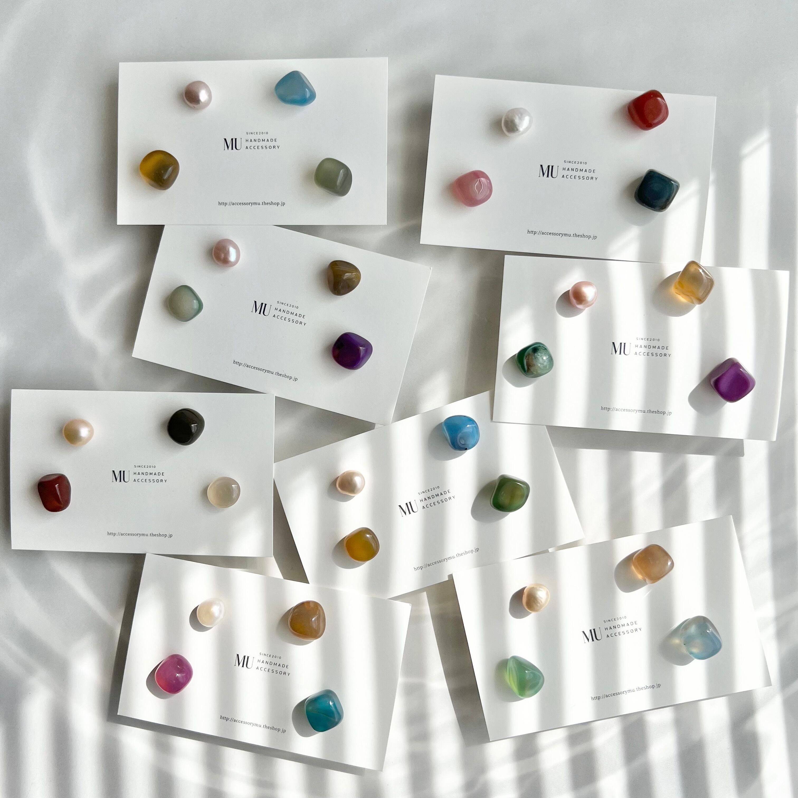 人気No1 / あめ玉ピアス【サージカルステンレス】 | Handmade Accessory MU