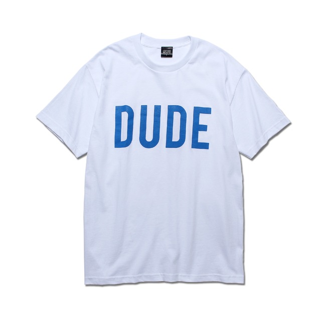 【STAY DUDE COLLECTIVE】"DUDE" SS Tee 2021 (WHITE)