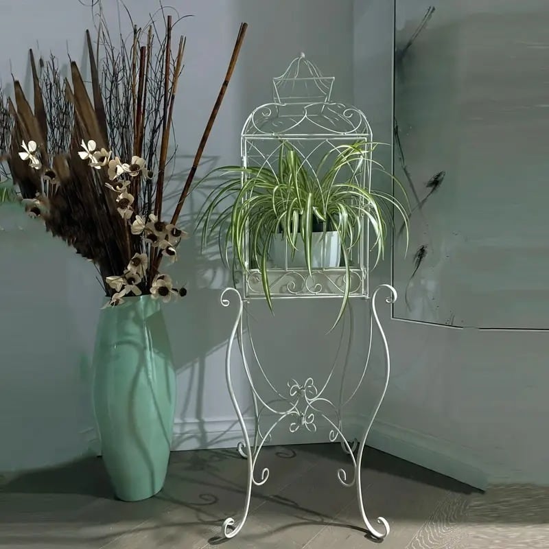 フラワースタンド 鳥かご アンティーク調 ヴィンテージ風 プランター フラワースタンド 鳥かご アンティーク調 ヴィンテージ風 プランター