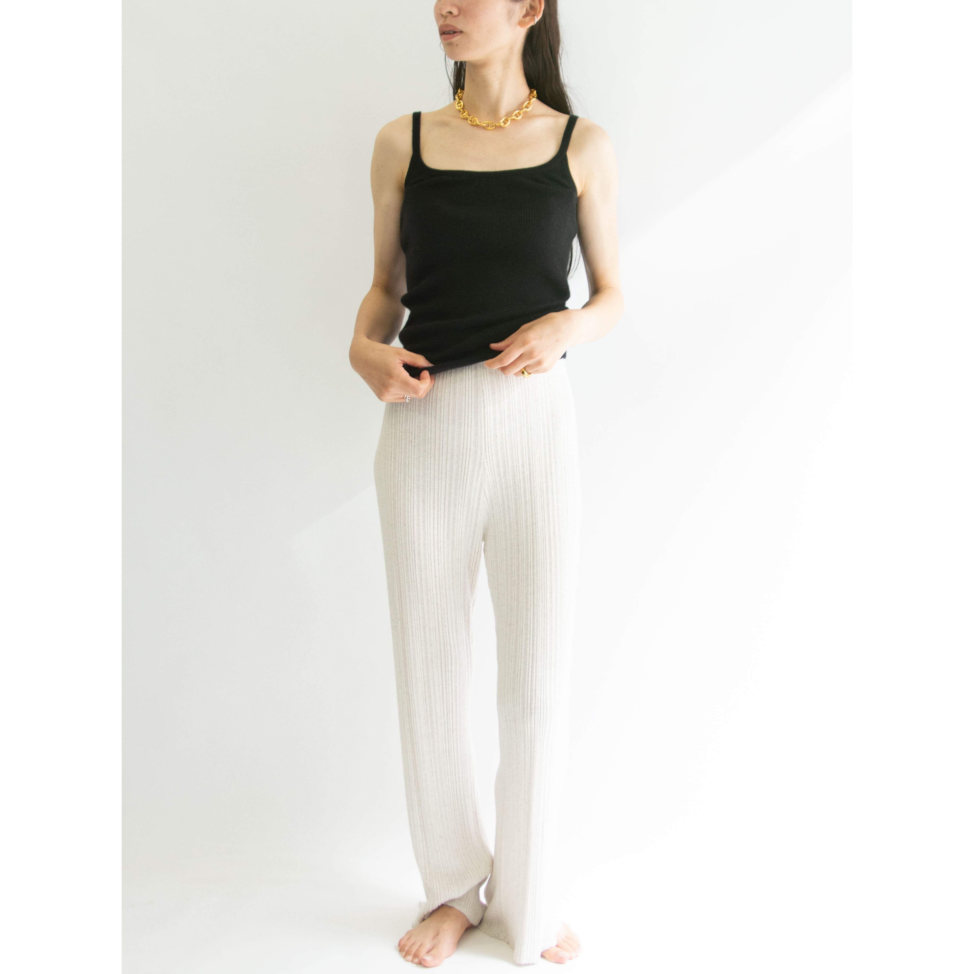 CELINE セリーヌ ニットキャミ CELINE】Made in Italy Cashmere-Polyester Knit Camisole（セリーヌ