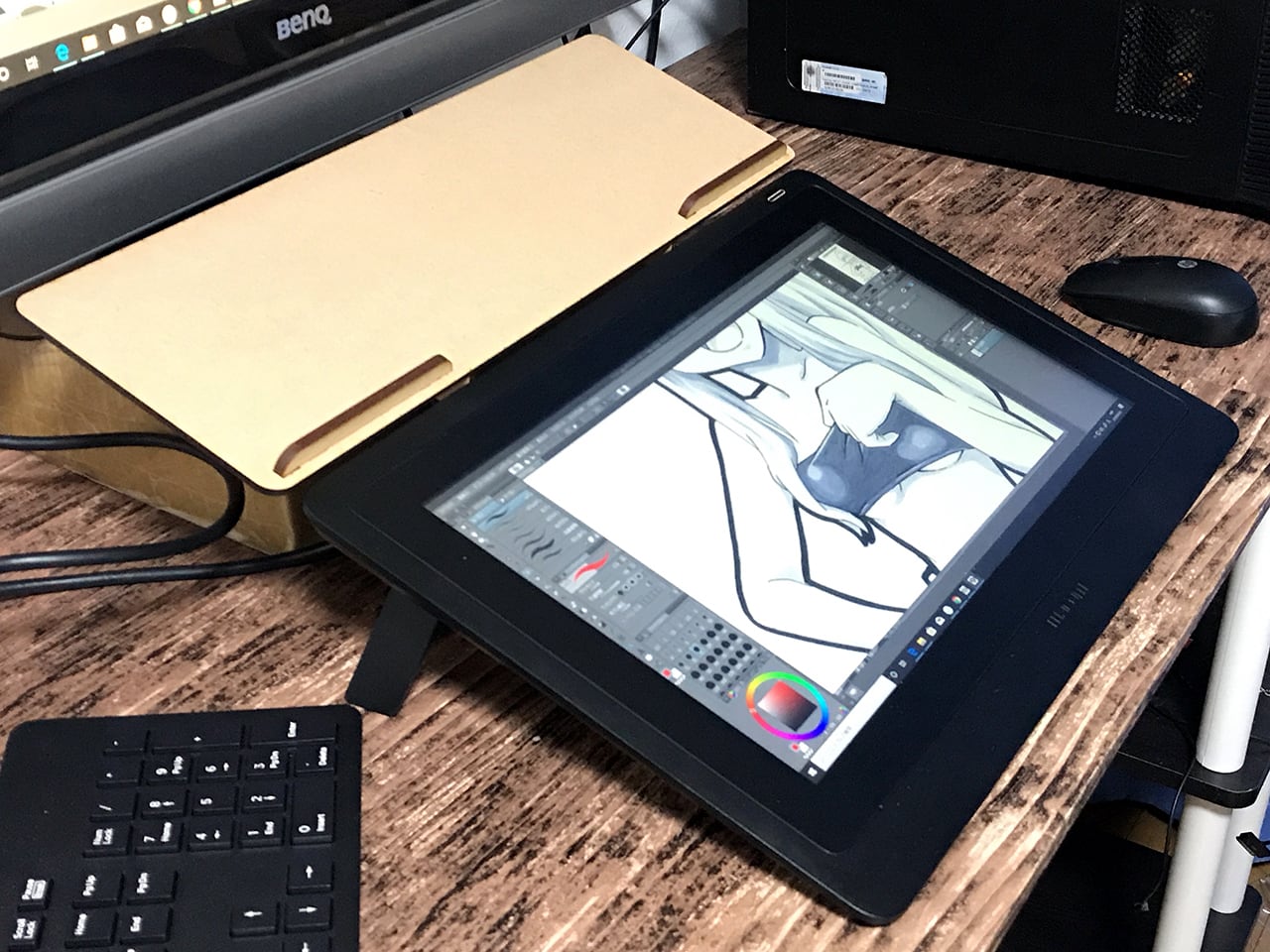 PC/タブレットWacom Cintig 16   液タブ ＆ 純正スタンド