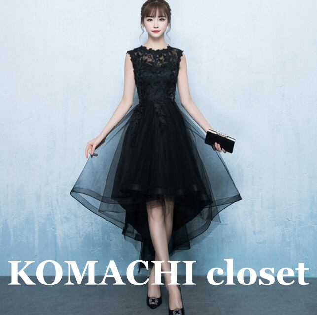 【送料無料】 パーティードレス レース チュール ドッキング アシンメトリー 膝丈 韓国 レディース オルチャン ノースリーブ 黒 ブラック 赤 レッド ワンピースドレス カジュアルドレス 膝丈 ひざ丈 ラウンドネック Aライン レース 刺繍 ウエストマーク バックシャン バックコンシャス ハイウエスト 透け感 シースルー 背中魅せ 大人可愛い きれいめ おしゃれ エレガント 存在感 フォーマル 華やか クラシック 高見え 格上げ トレンド 流行 インスタ映え XS S M L XL 2XL