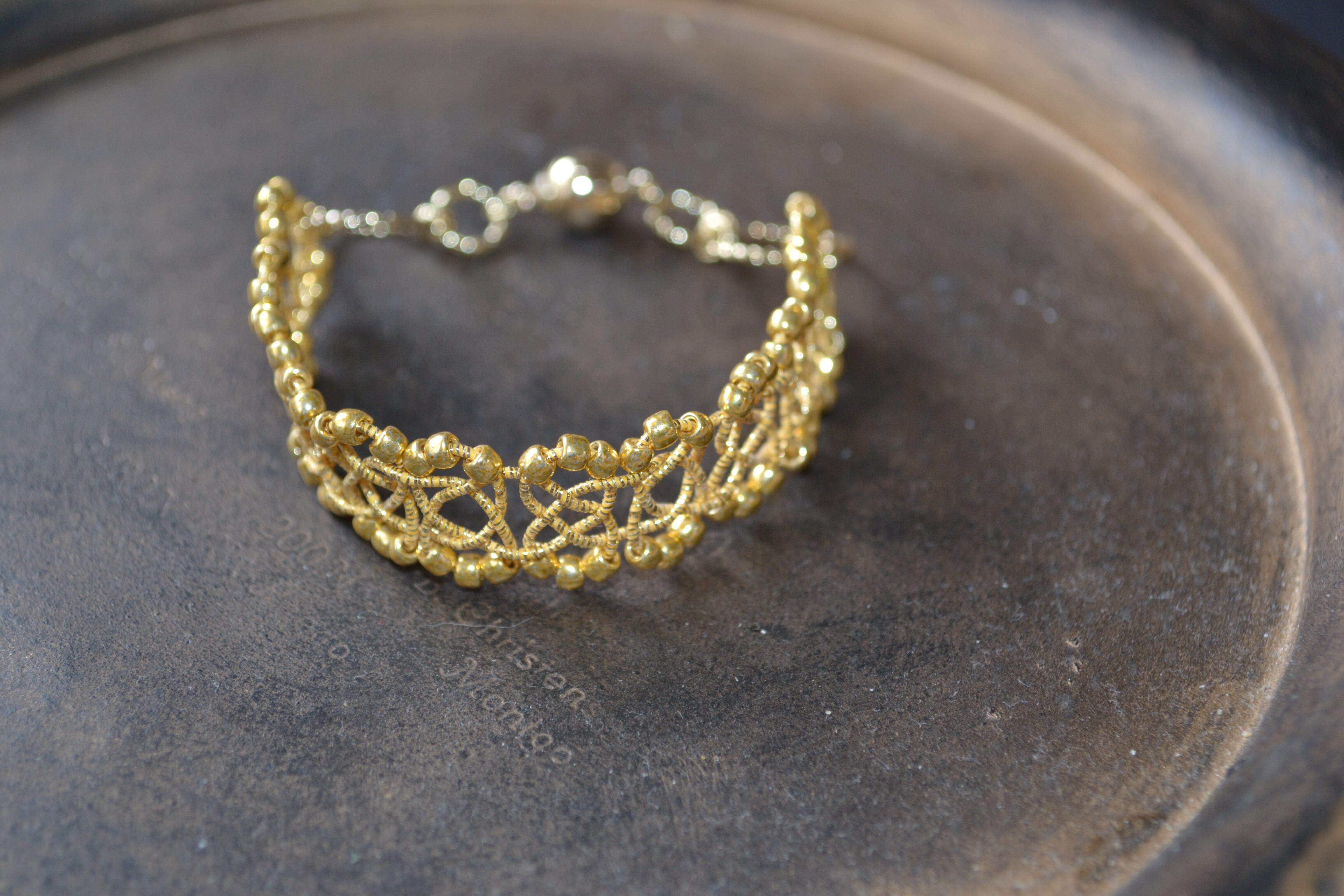 K18YG大人気キャンドルシリーズのぐるぐるブレスレット