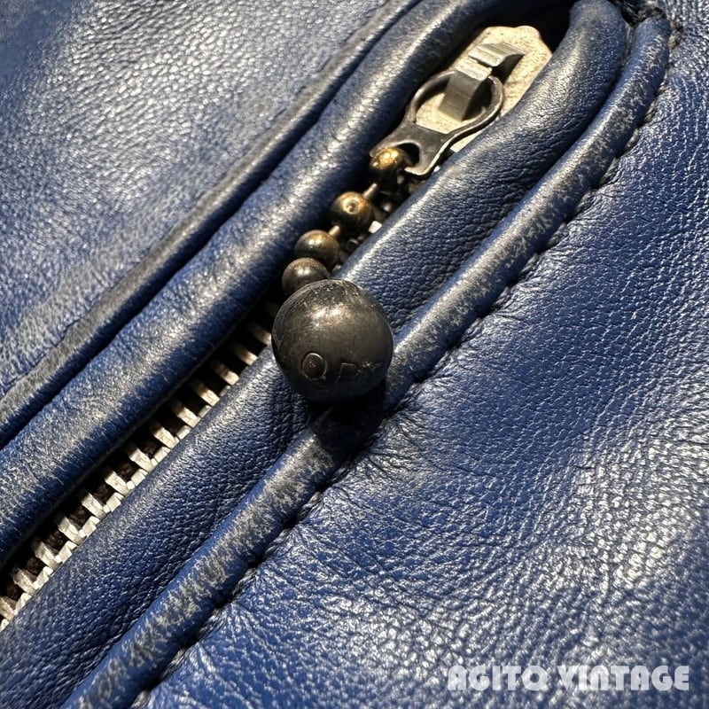 70's INTERSTATE LEATHERS ダブルライダースジャケット パデッド