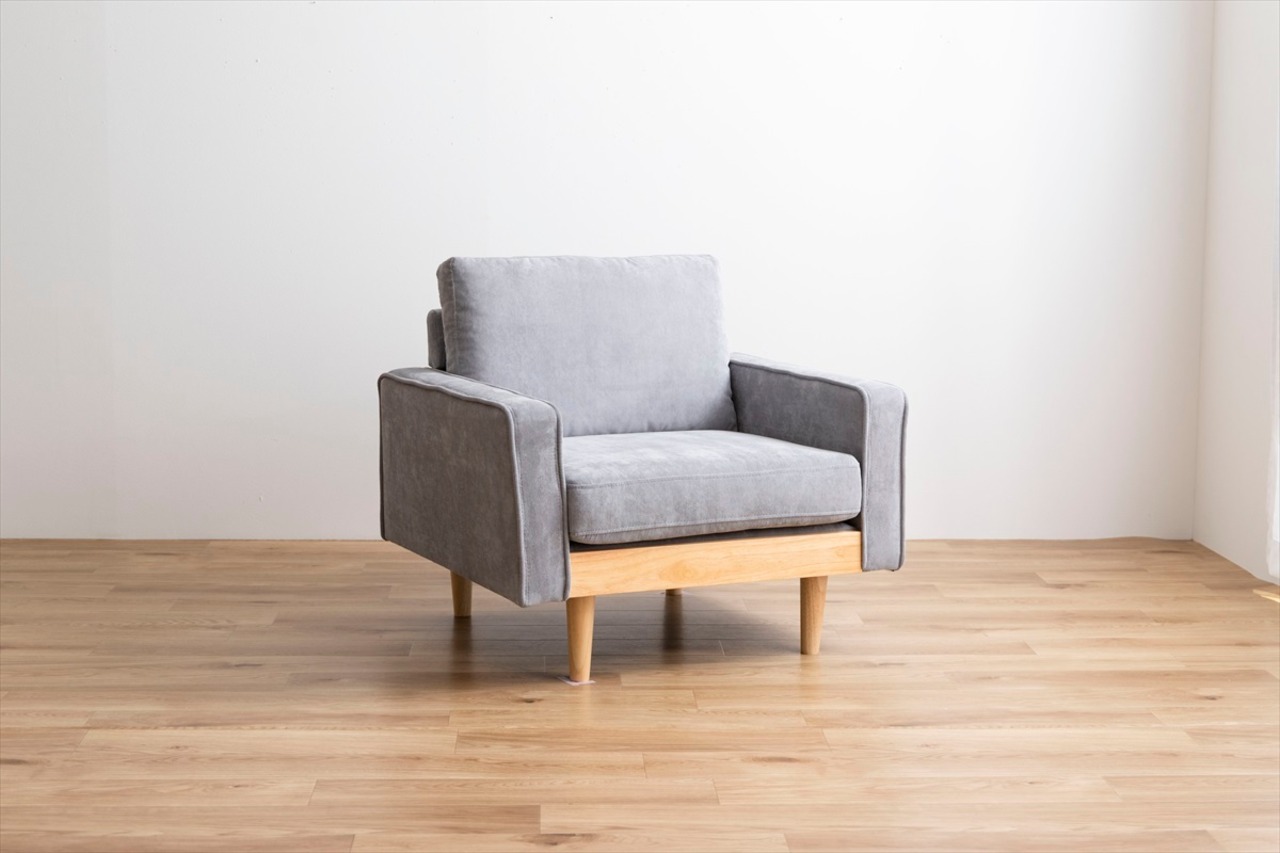 1人掛けコーデュロイソファ