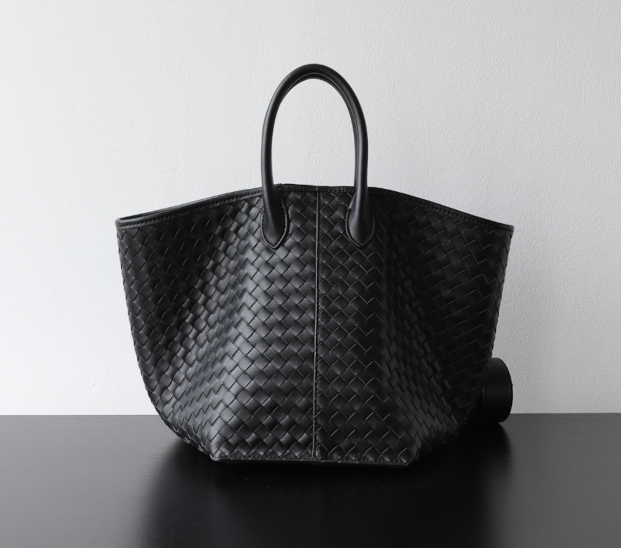 本革メッシュトートバッグ
