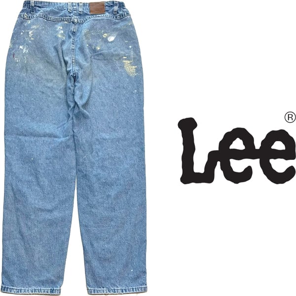 1点物◇USA企画リーLeeペンキジーンズ/デニムパンツ古着メンズ