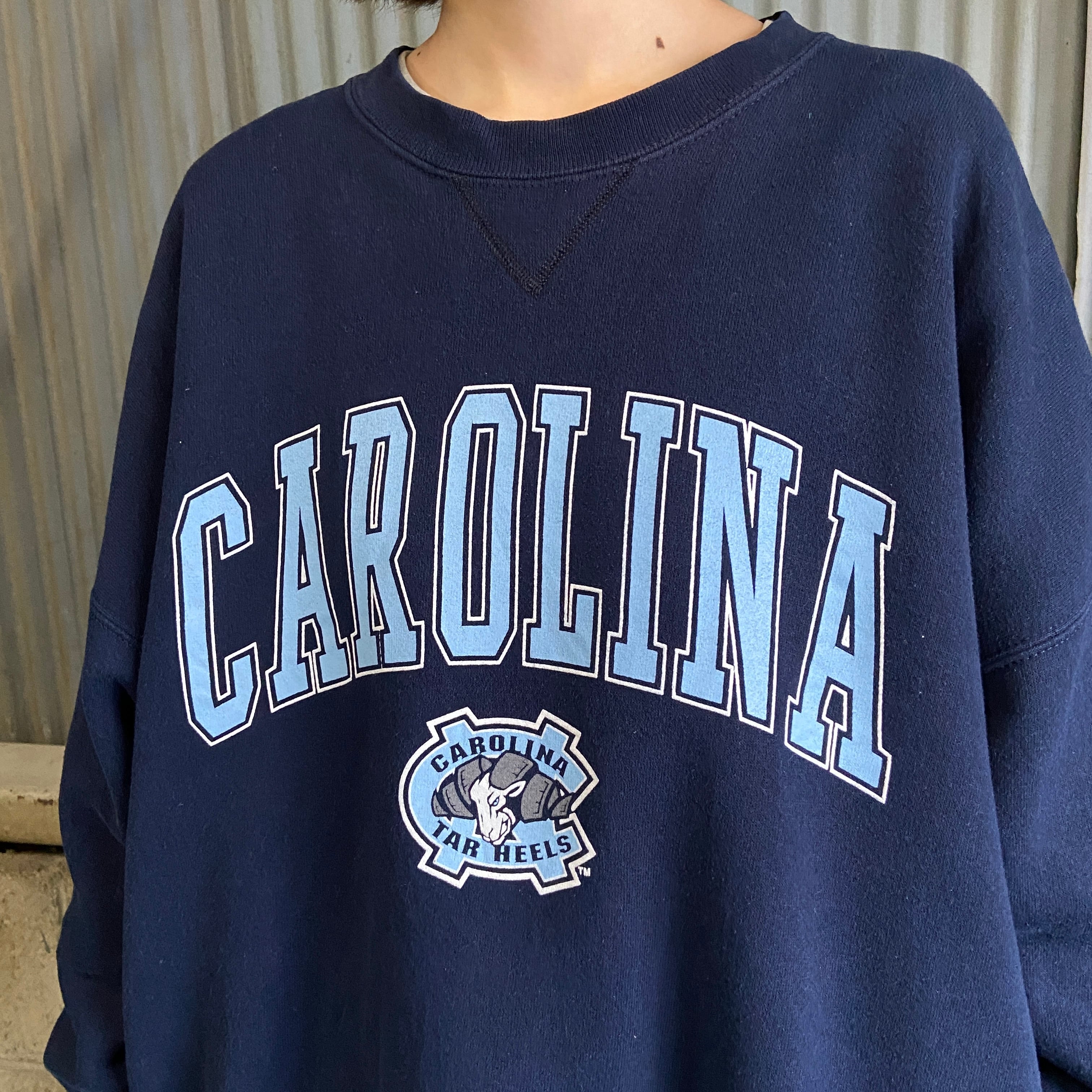 ビッグサイズ USA製 90年代 CAROLINA カレッジロゴ スウェット メンズ  