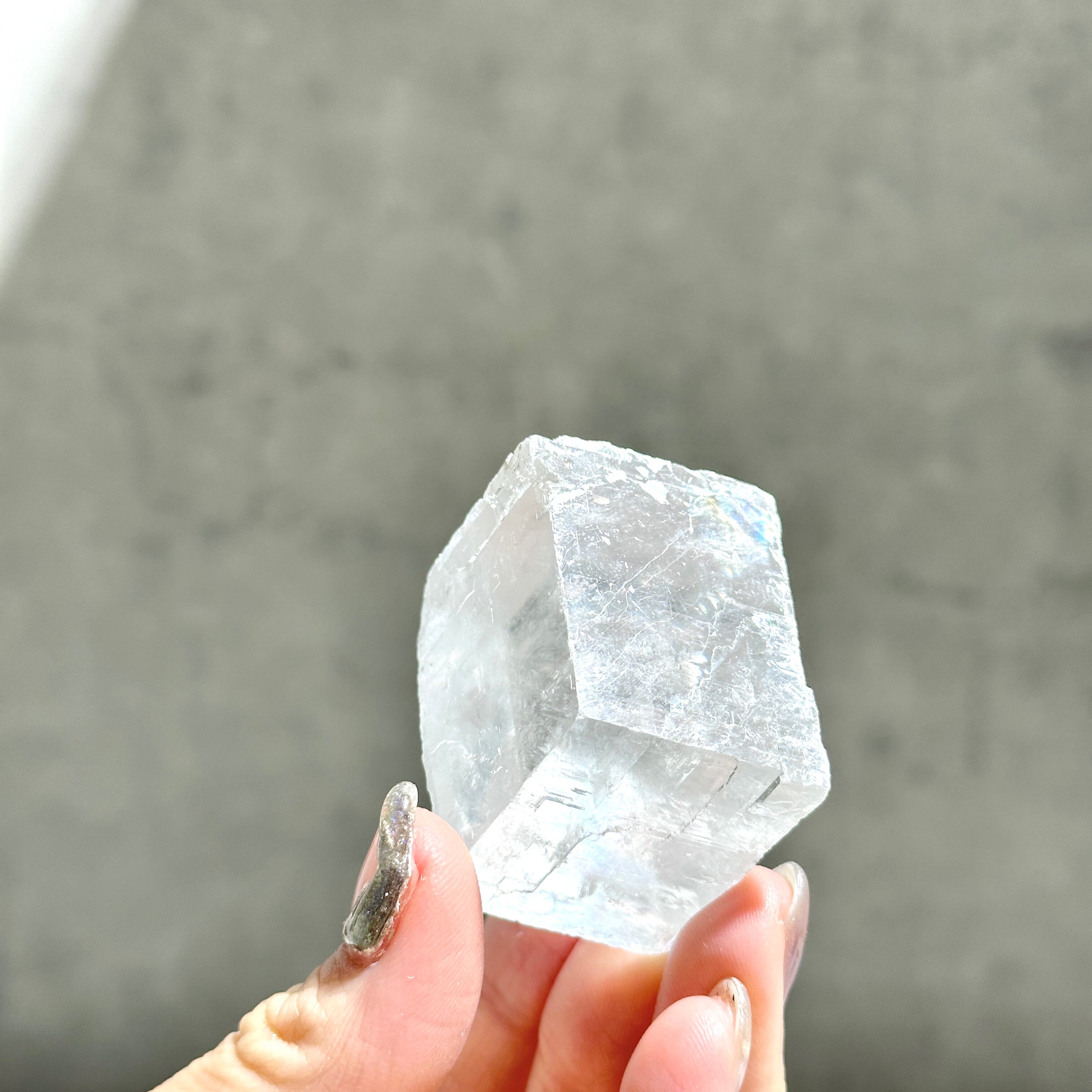 オプティカルカルサイト01◇ Optical Calcite ◇天然石・鉱物