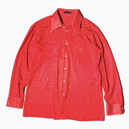 Vintage 70's【SPLENDOR】Patterned Shirt