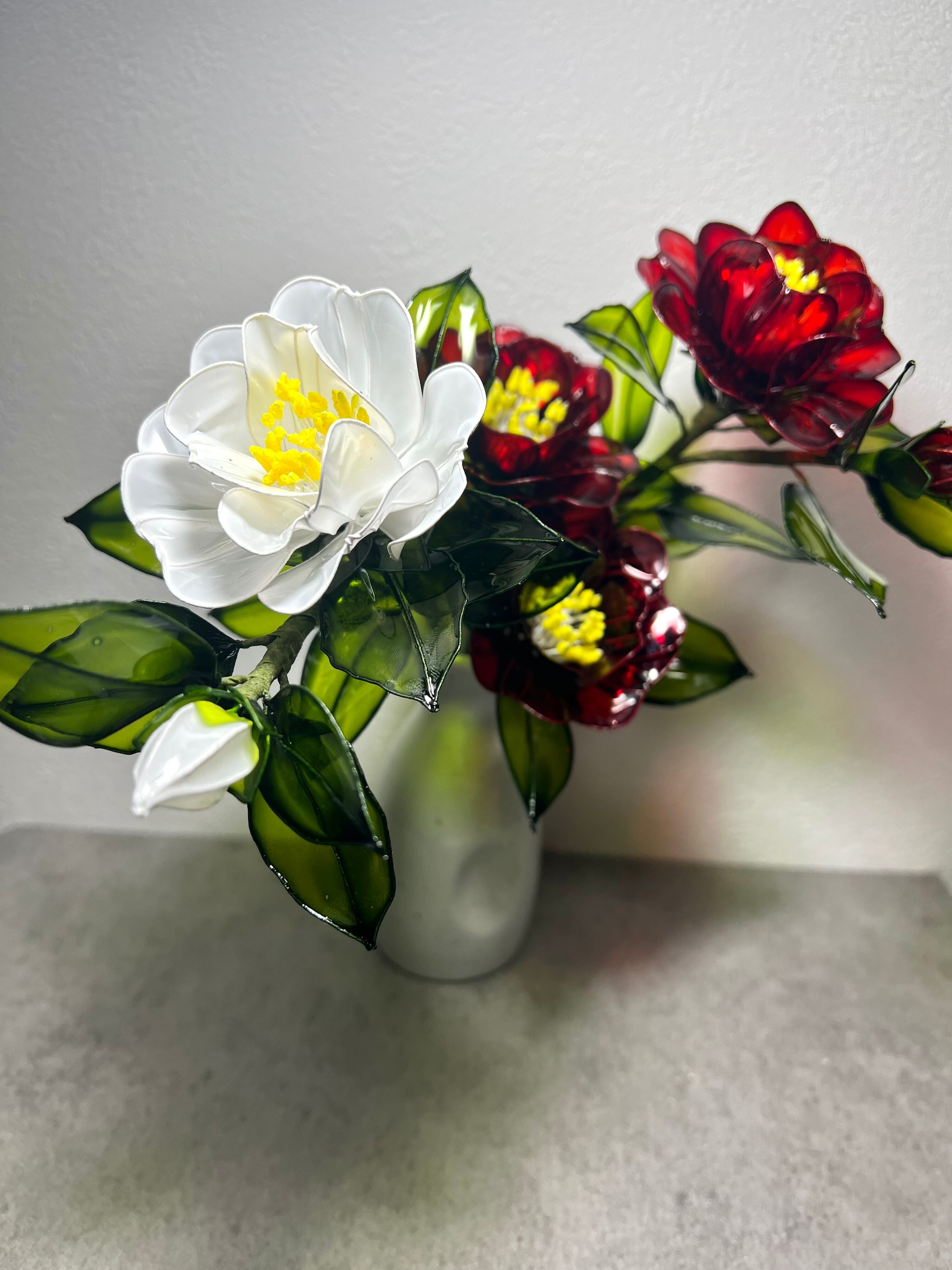 椿】アメリカンフラワー ディップフラワー | Pay ID