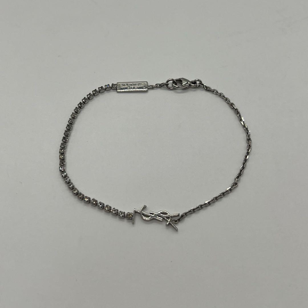サンローラン SAINT LAURENT カサンドラ ブレスレット ストーン