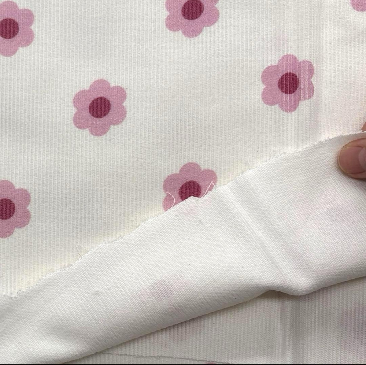 TB742◆1m◆M◆綿100%コーデュロイ生地◆マレファブ◆デイジー