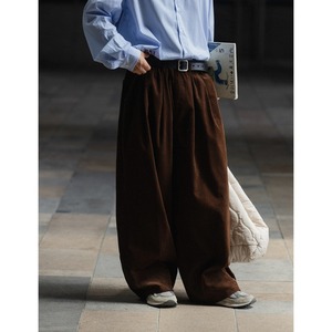 ブラウンコーヒーカラーコーデュロイパンツ　985