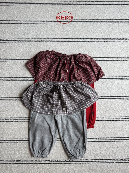 KEKO［取寄］mix jogger pants 26autumn K믹스조거PT