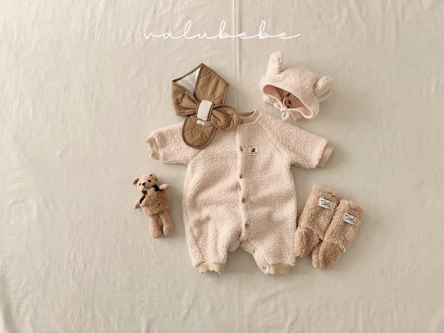 【予約】Velu Bear Dumble Suit (Bebe)