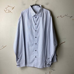 ARMANI COLLEZIONI blue stripe shirt