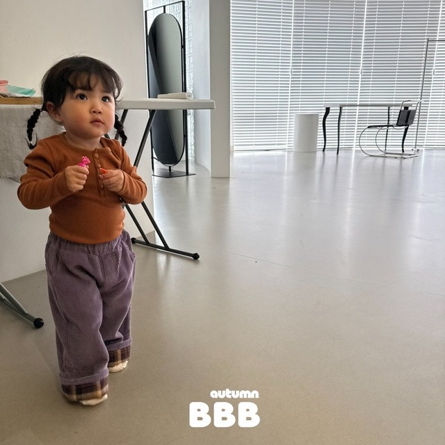 《予約》送料無料【Bella bambina】Corduroy Roll-Up Pants