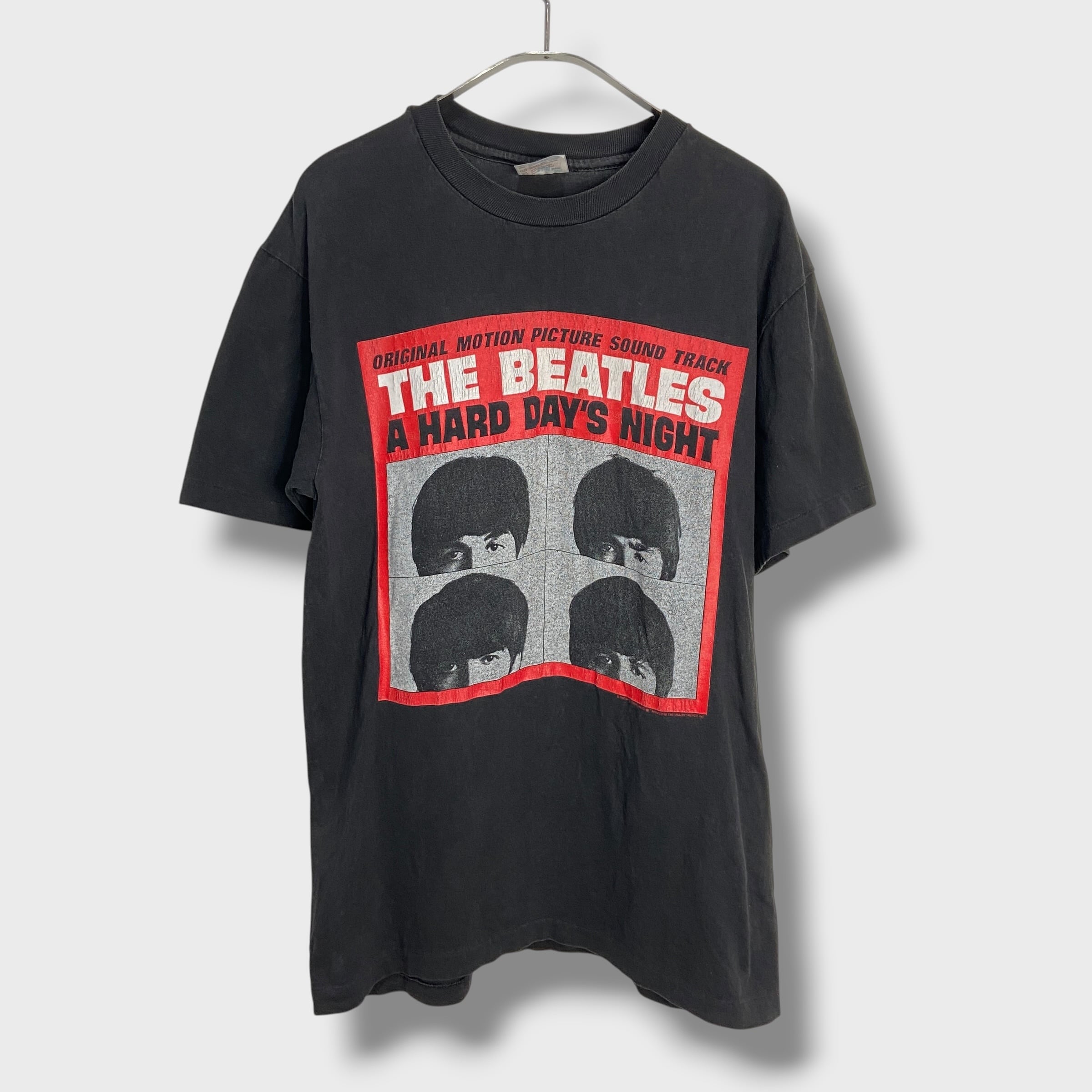 THE BEATLS 90s バンドTシャツ 黒 M 両面プリント ビートルズ | 古着屋 Uan
