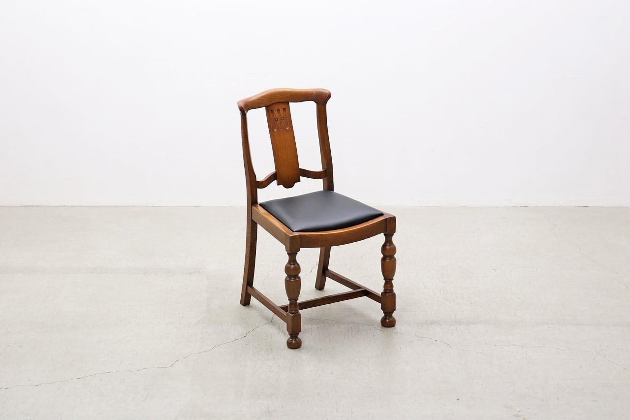 英国 イギリス ヴィンテージ オーク材 クラシカル ダイニングチェア 沼津店】 在庫4脚 英国 イギリス ヴィンテージ クラシカル オーク材