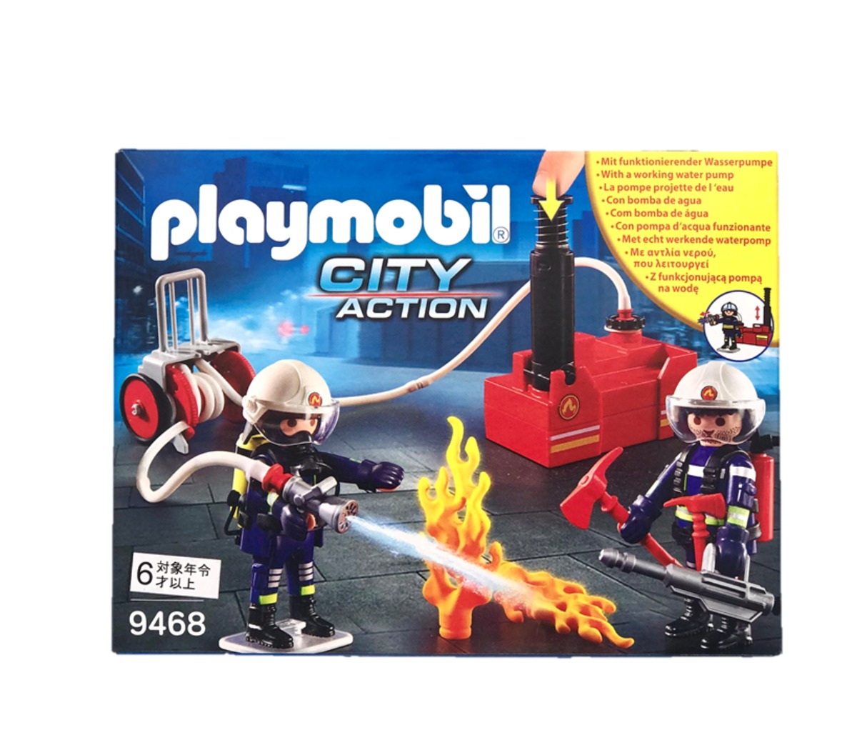City Action -Fire fighters9468【Playmobil】プレイモービル9468消防士と消火装置 | COCOON PLUS