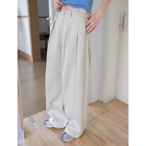 tack wide long pants
