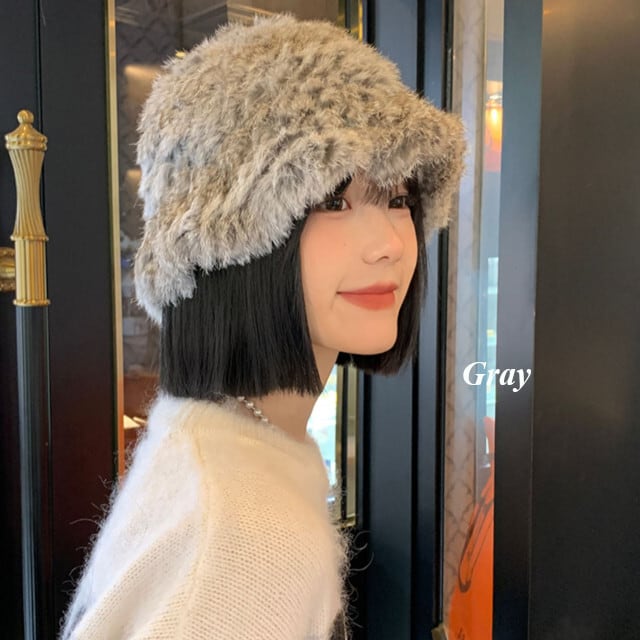 新品 バナーバレット ラビットファー 帽子 ハット リアルファー Vintage Rabbit fur Hat/MadeInTokyo ヴィンテージラビットファー