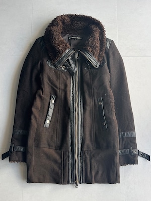 "5351 POURLES HOMME" Boa Knit Short Cort