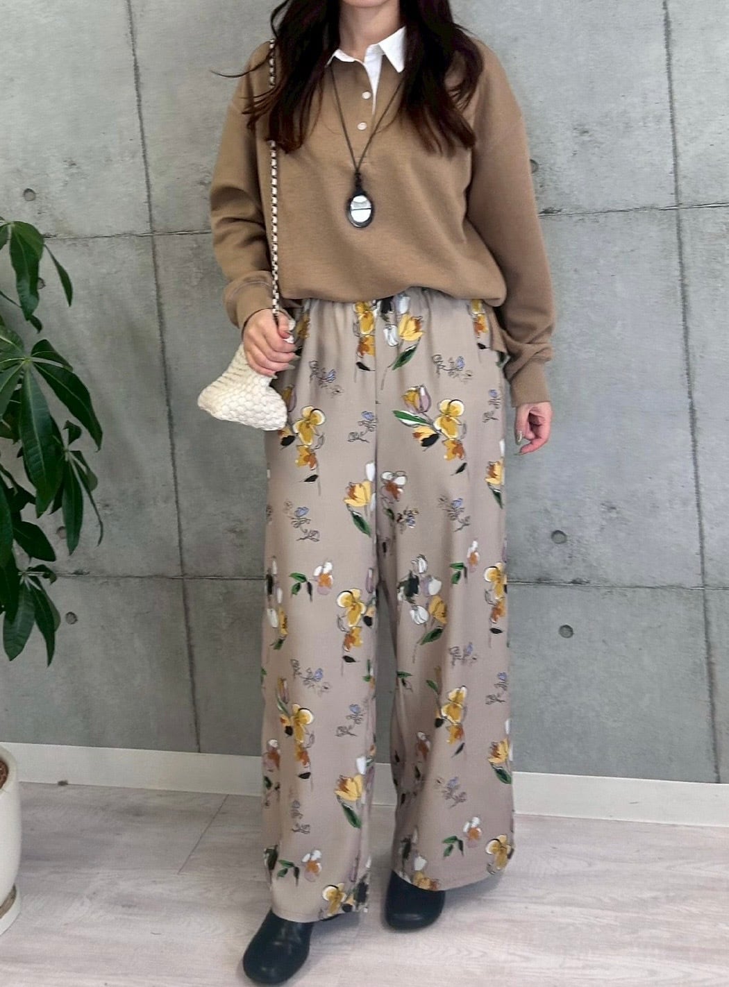 ROSIEE 】ニュアンス花柄イージーパンツ | valance 福井｜レディース