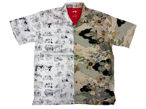 着物スタイルシャツ Lサイズ 702002A4 KIMONO 送料無料