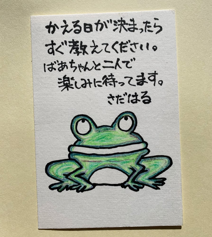 越前和紙はがき・ぬり絵手紙・望郷セット