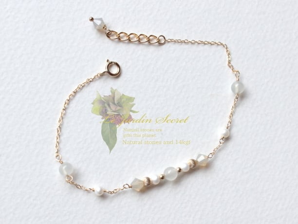 Le Jardin Secret:14kgf、ムーンストーン AAA