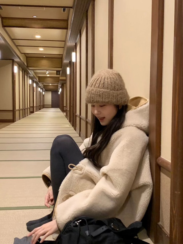 (OUNCE) powder hoodie duffle mustang coat