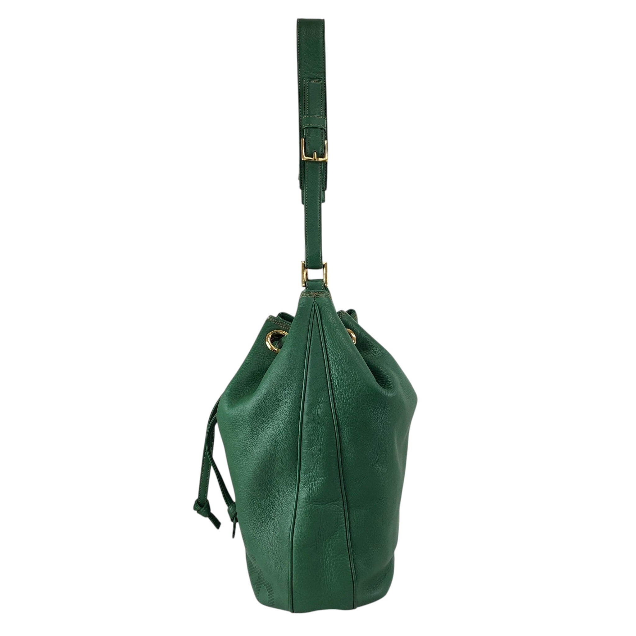 ヴィンテージ LOEWE ロエベ ナッパレザー アナグラム ショルダーバッグ