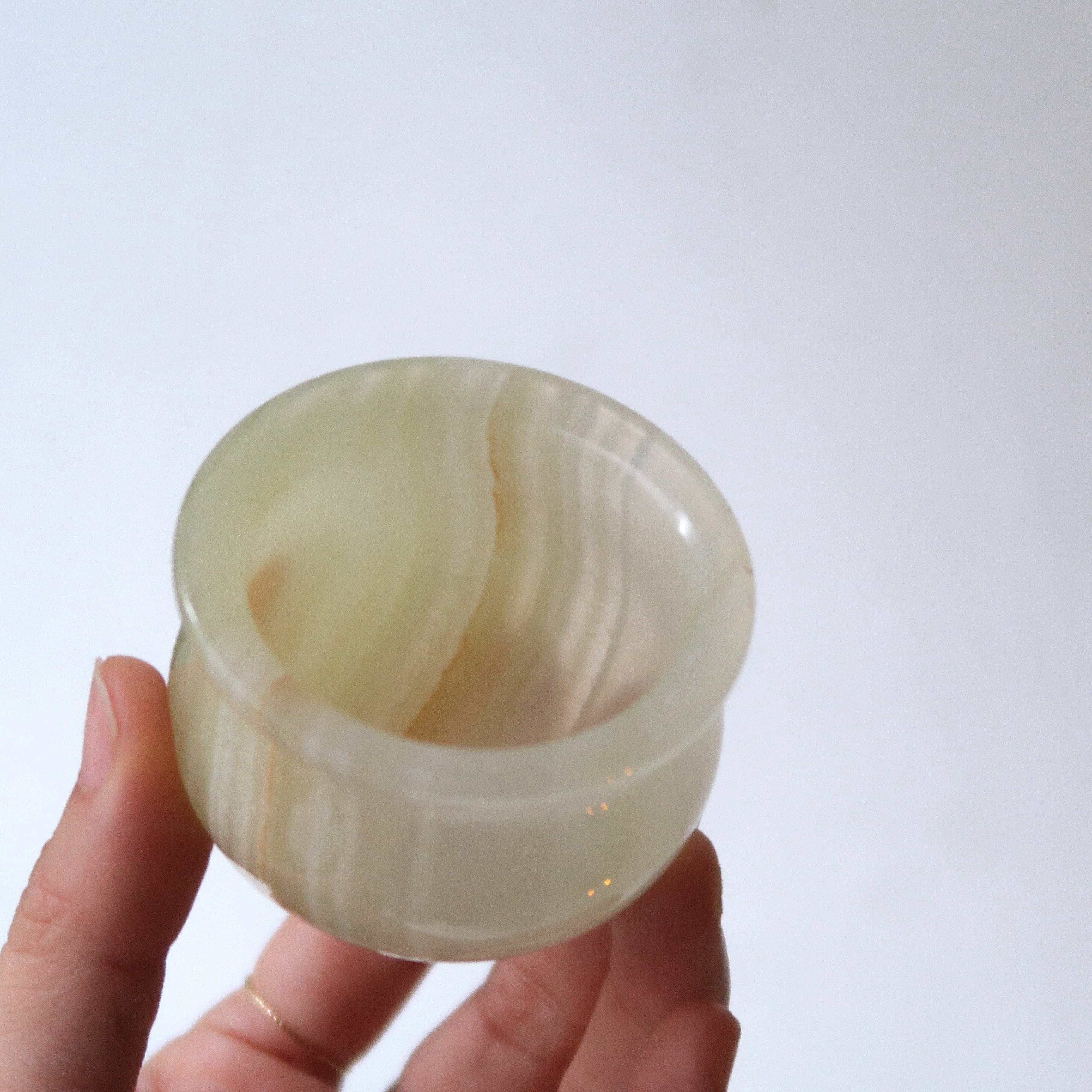 二色のオニキスのおちょこ | SUISUI