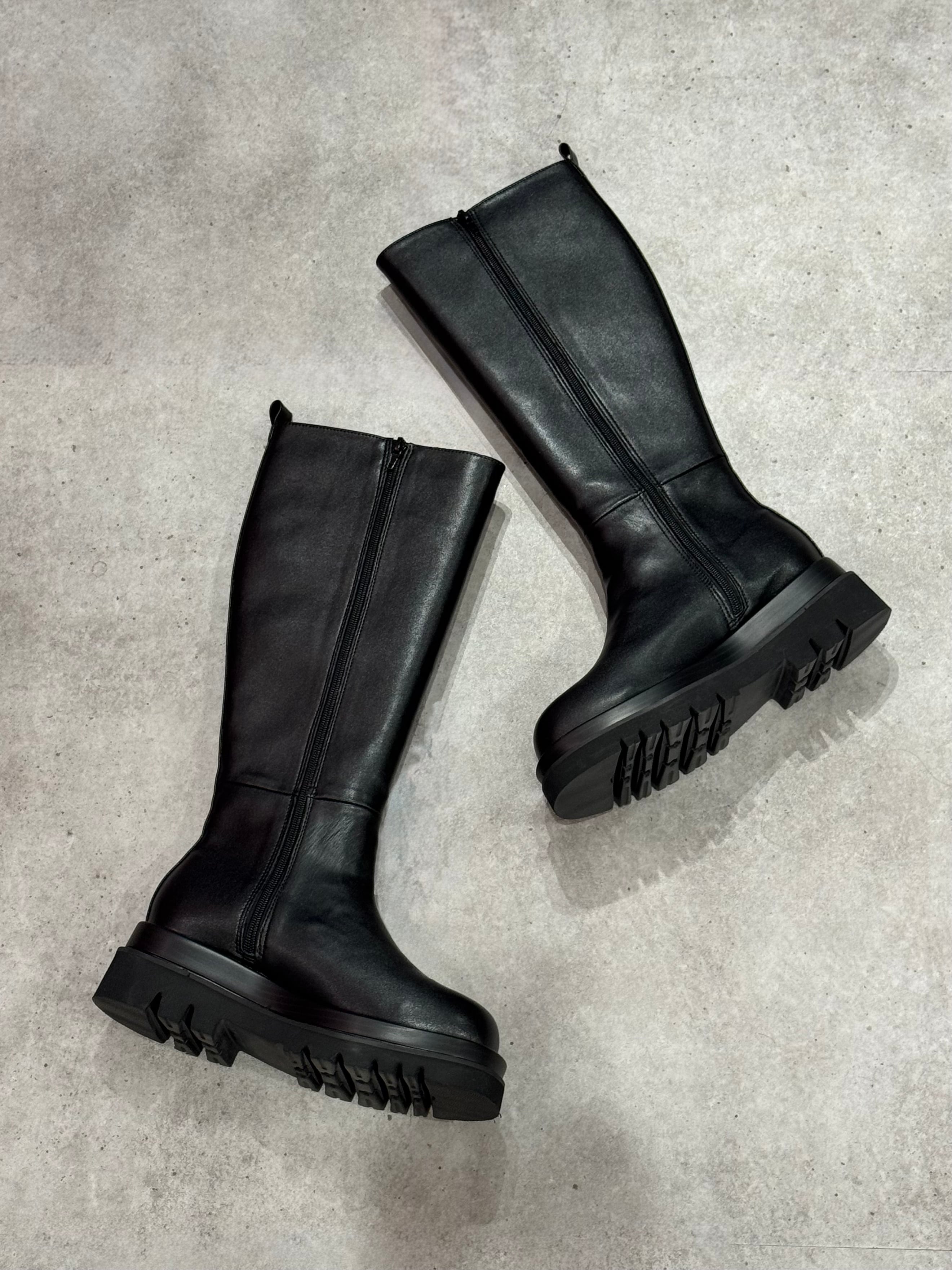 eco leather long boots