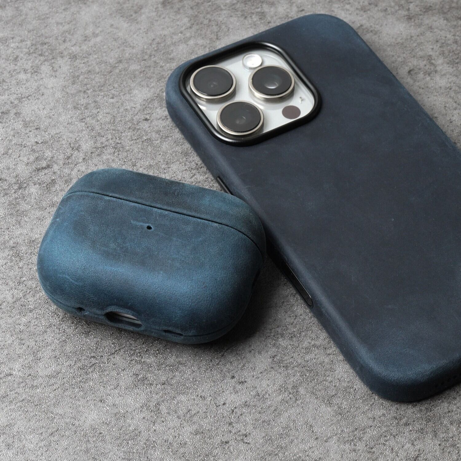 ◇AirPods Pro 3 / AirPods Pro 2◇ Crazy Horse Genuine Leather Case