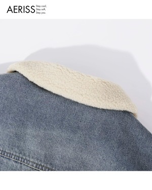 ウォームボアデニムショートジャケット 2color A0694