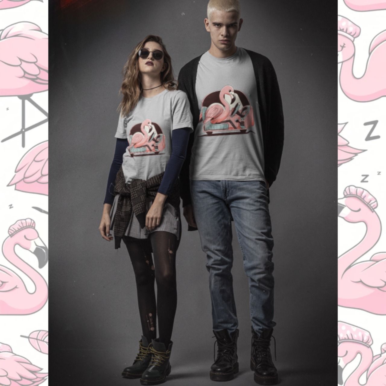 T-shirt -フラミンドライブ 4108