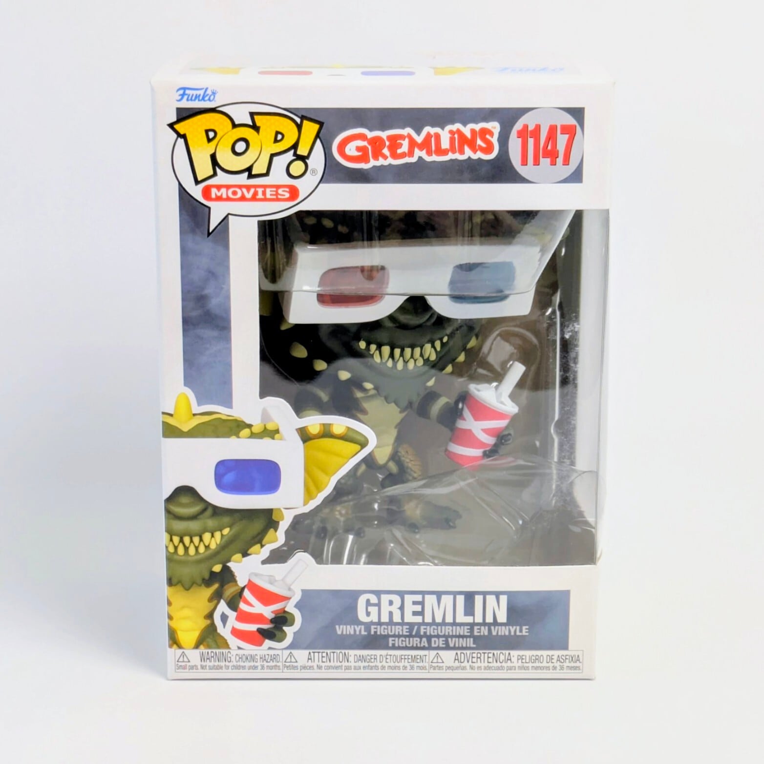 ☆US直輸入☆ FUNKO 【 POP! MOVIES VINYL FIGURE 】GREMLINS STRIPE with 3-D GLASSES / グレムリン ストライプ 3Dメガネ ビニールフィギュア〚アメリカン雑貨 アメトイ〛