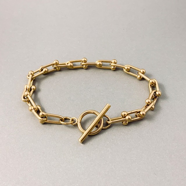 U chain bracelet Ⅱ #338 gold