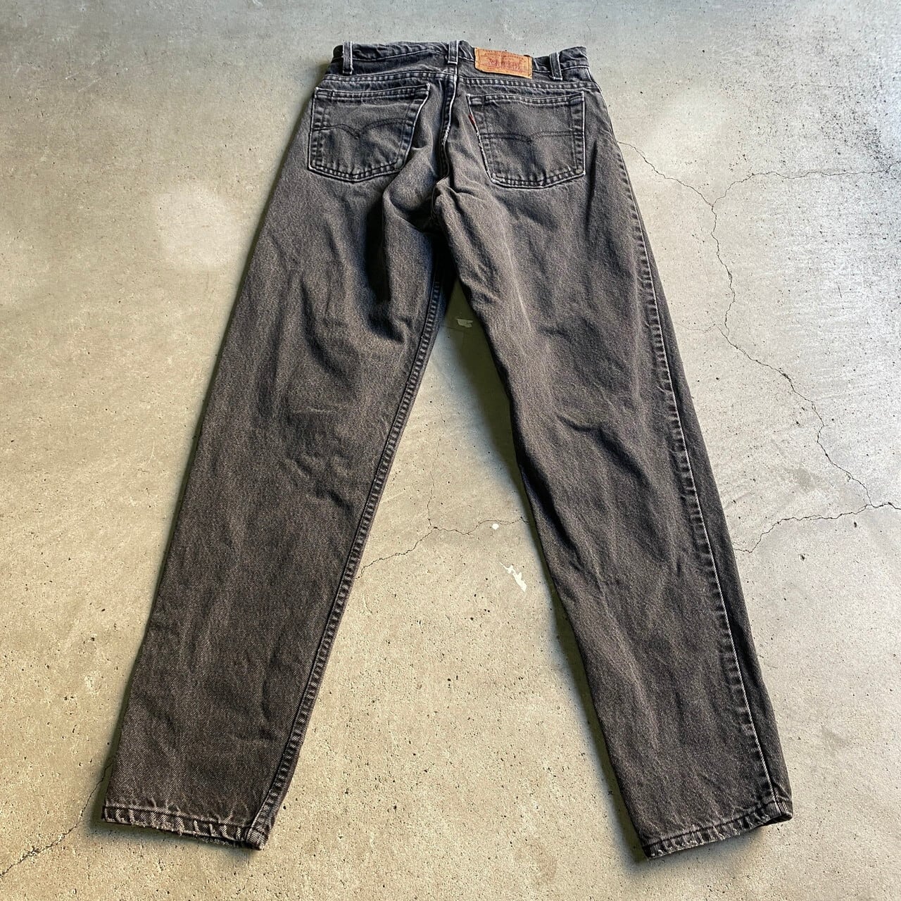 90年代 USA製 Levi's リーバイス 550 テーパード ワイド バギー デニム