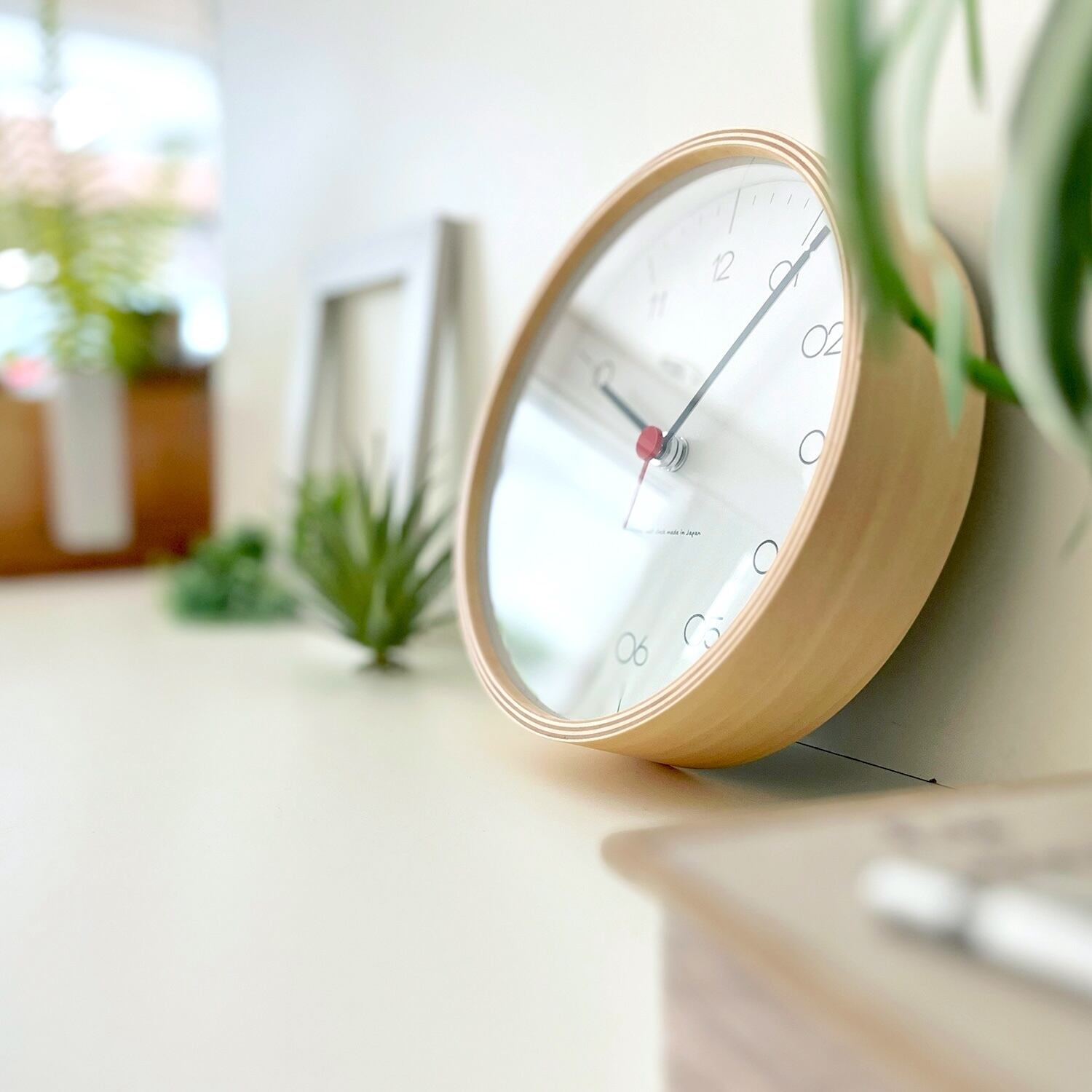 KATOMOKU plywood clock 24 S-size ナチュラル km-151NAS 掛け時計 SKP