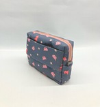 ポケットティッシュケース付き　スクエアポーチ　メンダコ　めんだこ　深海｜とりさん工房ーかわいいハンドメイドポーチ